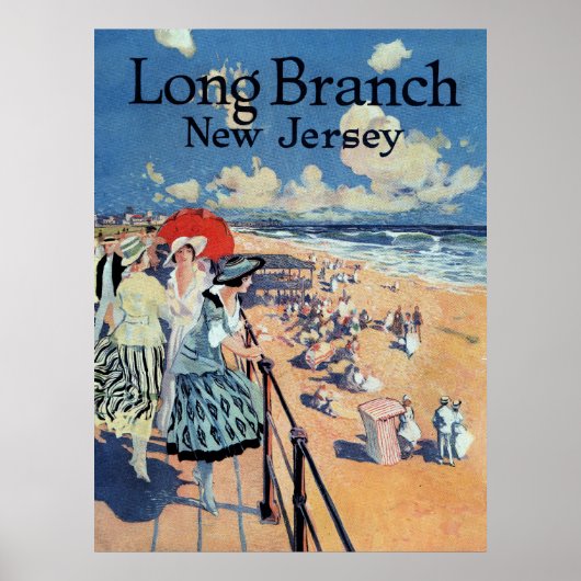 Long Branch, New Jersey 1917 print ポスター (正面)