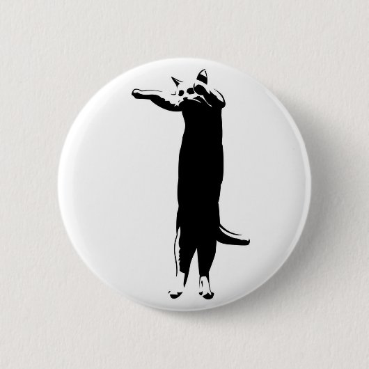 long Cat Badge氏 缶バッジ (正面)