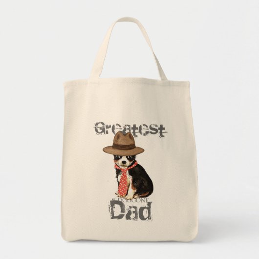 Long Coat Chihuahua Dad トートバッグ (正面)