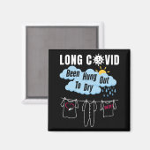 LONG COVID – 乾いたつる状態に戻っている マグネット (正面/裏面)