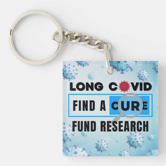Long Covid - FUND RESEARCH キーホルダー (正面)