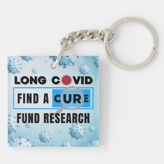 Long Covid - FUND RESEARCH キーホルダー (裏面)