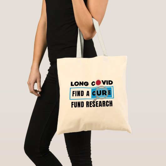 Long Covid - FUND RESEARCH トートバッグ (正面(商品))