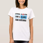 Long Covid - FUND RESEARCH Tシャツ (正面)