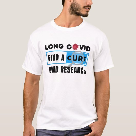 Long Covid - FUND RESEARCH Tシャツ (正面)