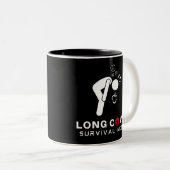 LONG COVID Survival Mode ツートーンマグカップ (正面右)