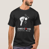 LONG COVID Survival Mode Tシャツ (正面)