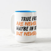 Long Distance Friendship True Friends Never Apart ツートーンマグカップ (正面左)