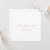 Long Distance Valentine's Day Card カード (正面/裏面インサイチュ)