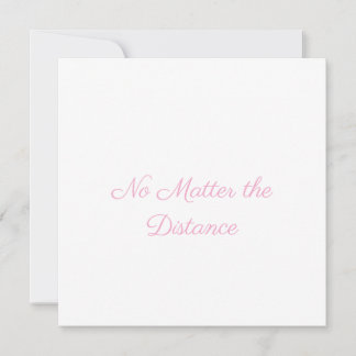Long Distance Valentine's Day Card カード