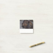 Long-Fold Dachshand Post it Notes ポストイット (デスク上)