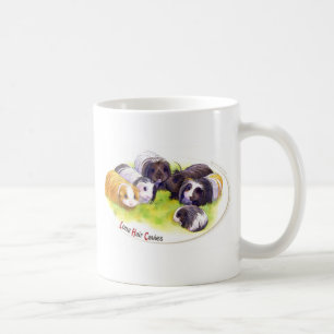 Long Hair Cavies コーヒーマグカップ