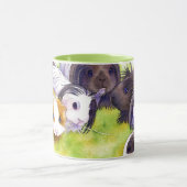 Long Hair Cavies マグカップ (中央)