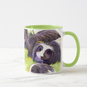 Long Hair Cavies マグカップ