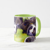 Long Hair Cavies マグカップ (正面右)