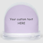 LONG HAIR DACHSHUND SNOW GLOBE (裏面)