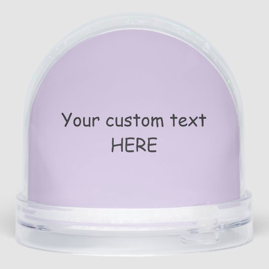 LONG HAIR DACHSHUND SNOW GLOBE (裏面)