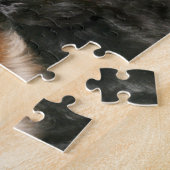 Long haired dachshund ジグソーパズル (側面)