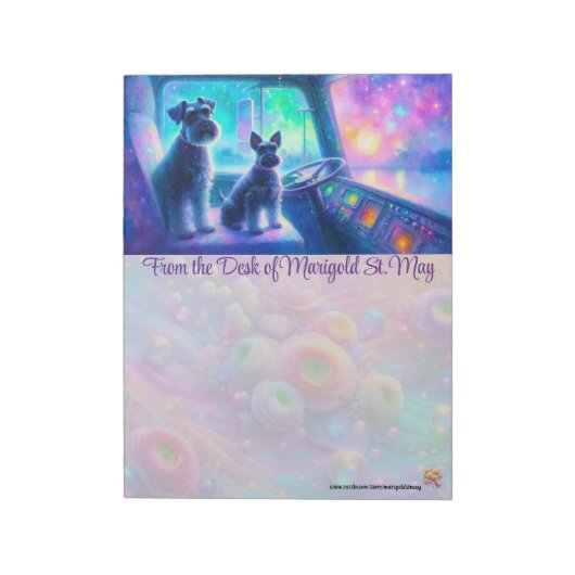 Long Haul Schnauzers Notepad ノートパッド (回転)