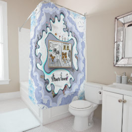 Long In The Tooth | Birthday シャワーカーテン