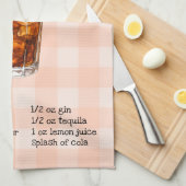 Long Island Ice Tea Bar Towel キッチンタオル (四つ折り)