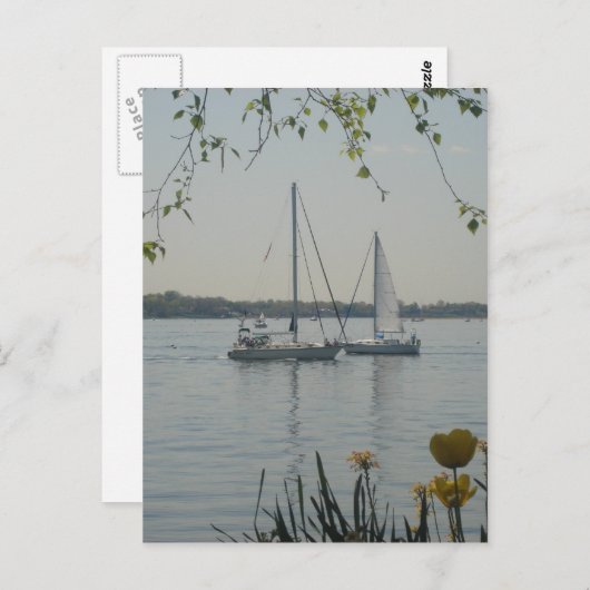 Long Island Sound ポストカード (正面/裏面)