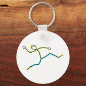 Long Jump Stickman キーホルダー (裏面)