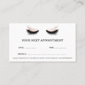 Long Lash Extension Makeust Artist Business Card V 名刺 (裏面)