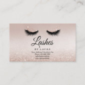 Long Lash Extension Makeust Artist Business Card V 名刺 (正面)