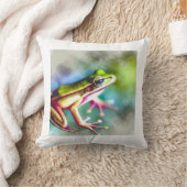 Long legged frog 100924AREF149 - Watercolor クッション (ブランケット)