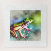 Long legged frog 100924AREF149 - Watercolor ジグソーパズル (縦)