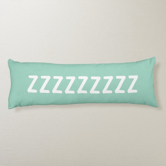 Long light teal body pillow with custom text ボディピロー (裏面)