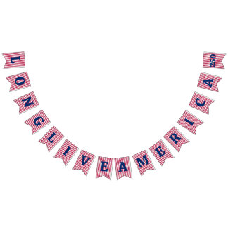 Long Live America 250th Independence Day バンティングフラッグ