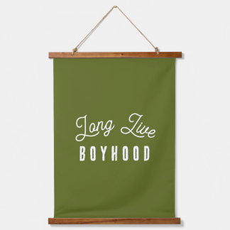Long Live Boyhood 吊り下げ型タペストリー