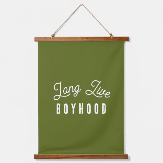 Long Live Boyhood 吊り下げ型タペストリー (正面)