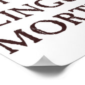 Long Live Dead Languages – ラテン ポスター (角)