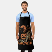 Long Live Halloween エプロン (着用した状態)