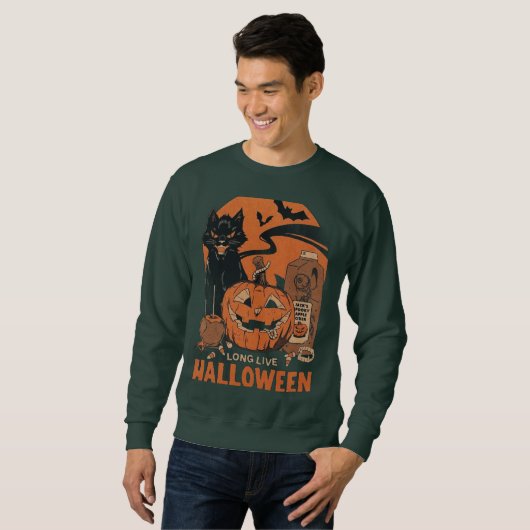 Long Live Halloween Crew Sweatshirt  スウェットシャツ (正面フル)
