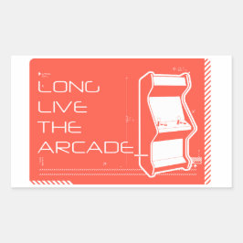 Long Live the Arcade 長方形シール