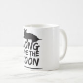 Long Live The Coon! Maine Coon Katzen Kaffeetasse コーヒーマグカップ (正面右)
