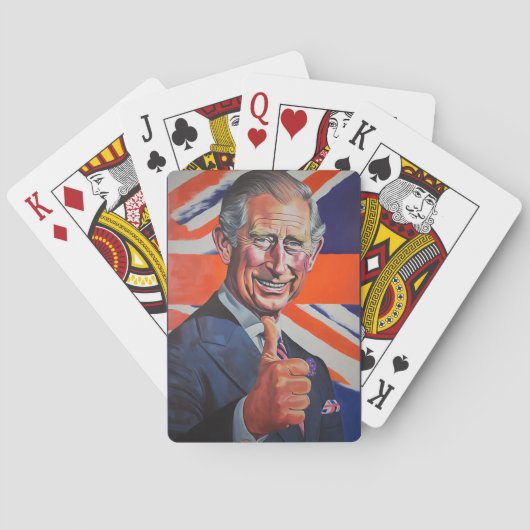 Long Live the King – 戴冠式5月6日AI生成 トランプ (裏面)