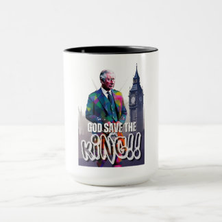 Long Live the King – 戴冠式5月6日AI生成 マグカップ