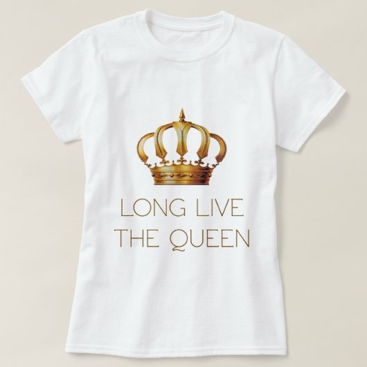 Long live the queen tシャツ (デザイン正面)