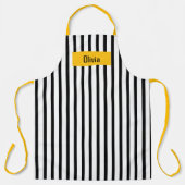 Long Patterned Apron for Women & Men – Durable  エプロン (正面)
