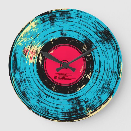 Long Play Wall Clock ラージ壁時計 (正面)