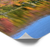 Long Pond秋，ウェストモア，バーモント ポスター (角)