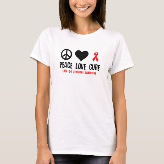 Long Q T Syndrome Awareness Long Qt Syndrome Relat Tシャツ (正面)