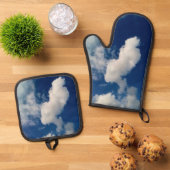Long slanted cloud 鍋つかみ&鍋敷きセット (トップダウン)