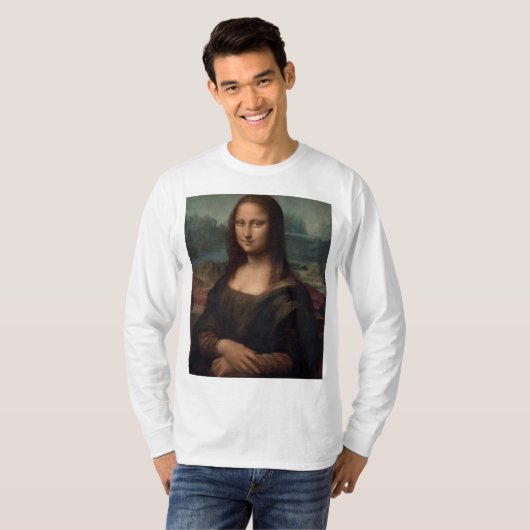  LONG SLEEVE SHIRT MONA LISA CONCEPT PRINT Tシャツ (正面フル)