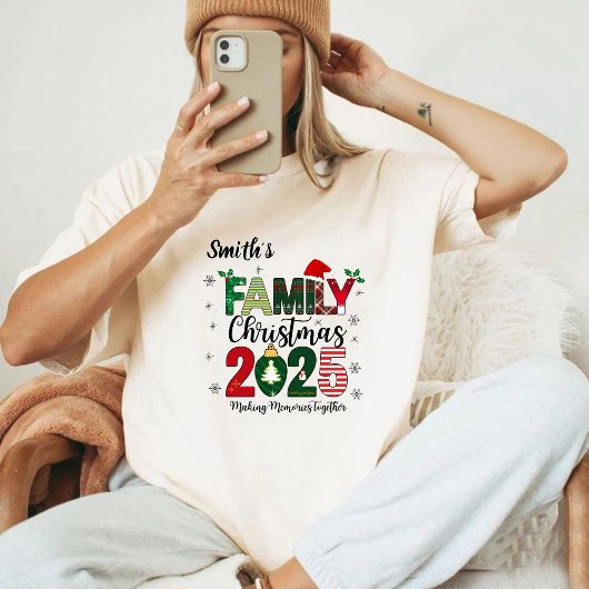 Long-sleeved Christmas T-shirt 2025 Tシャツ